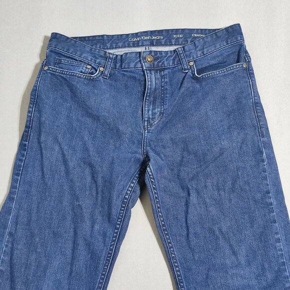 Calvin Klein Jeans Straight men's size 32X32 ink blue classic style - Picture 2 of 11